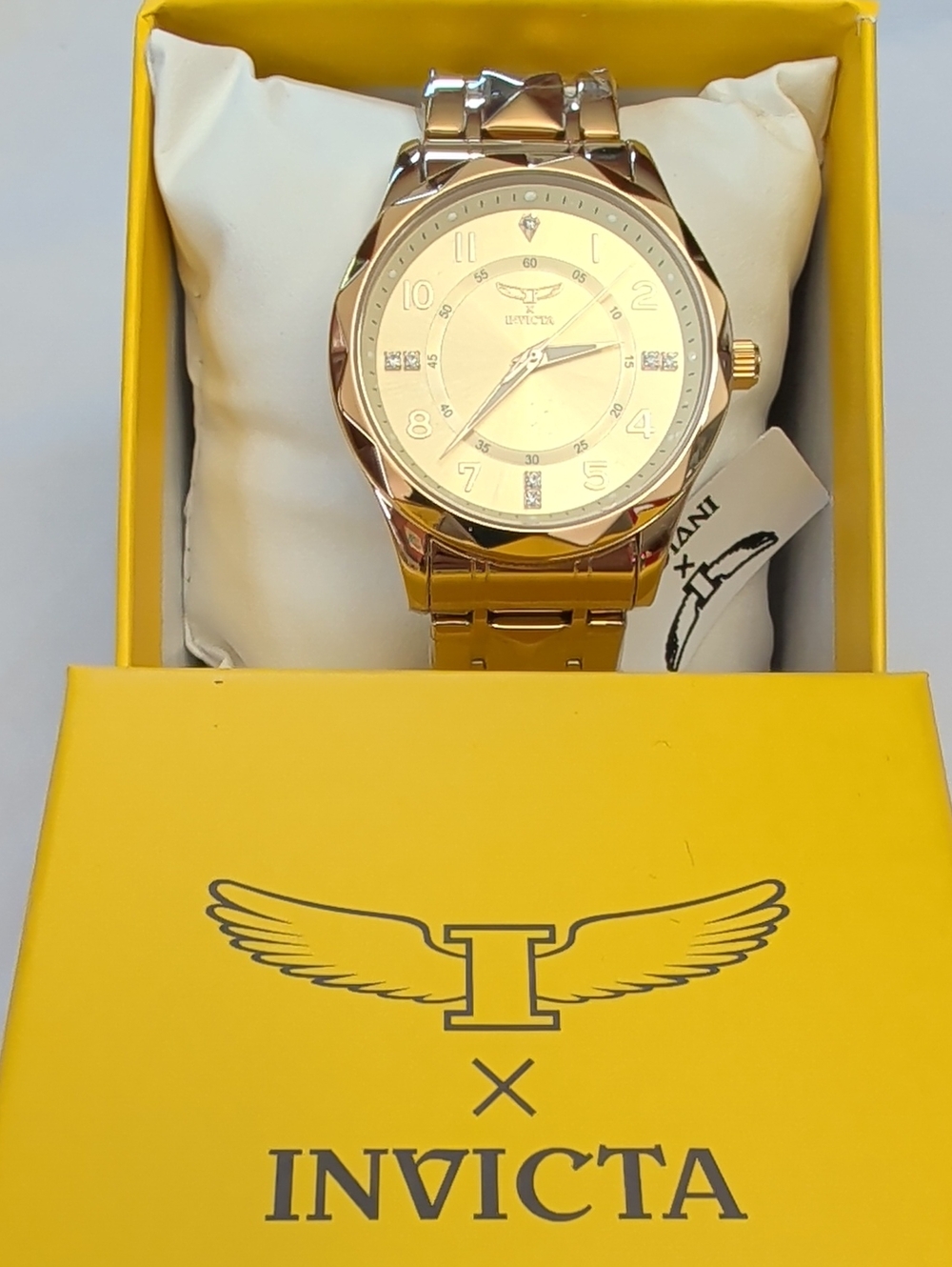 NWT Invicta Specialty I Men’s Gold-Tone Watch (Model 69018)